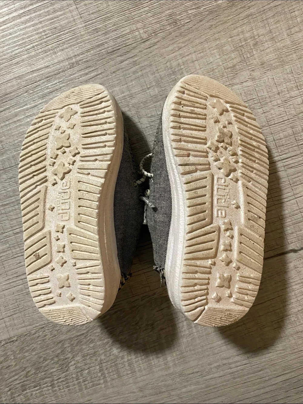 Hey Dude Kids Moccasins in Heather Gray
